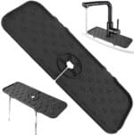 SILIKONOWA MATA OCIEKACZ NA ZLEW CZARNA