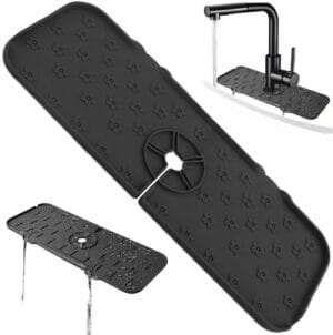 SILIKONOWA MATA OCIEKACZ NA ZLEW CZARNA