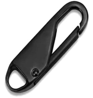 UCHWYT DO SUWAKA ZAMKA BŁYSKAWICZNEGO BLACK PLASTIK