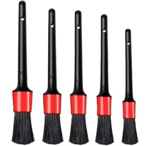 ZESTAW PĘDZLI DO DETAILINGU 5SZT