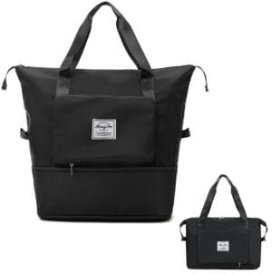 TORBA REGULOWANA PODRÓŻNA PLAŻOWA CZARNA