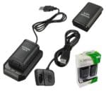 2x BATERIA XBOX 360 KABEL USB BLACK