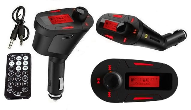 FM TRANSMITER XLINE RDS RED