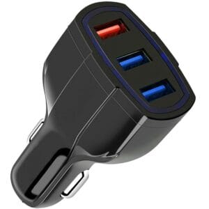 ŁADOWARKA SAM. QC 3.0 3xUSB BLACK