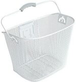 METALOWY KOSZ ROWEROWY BIAŁY