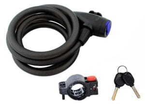 MOCNY ZAMEK BLOKADA ROWEROWA 150CM