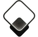 KINKIET LED 12W 20x23CM CZARNY