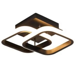 LAMPA WISZĄCA PLAFON CZARNY 22W