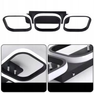 LAMPA WISZĄCA PLAFON CZARNY33W