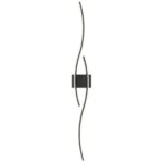 LAMPA SCIENNA KINKIET CZARNY 60CM DAY LIGHT