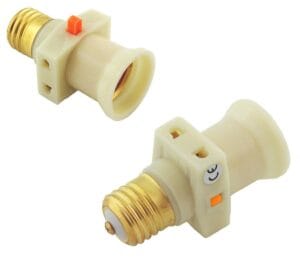 ROZGAŁĘŹNIK ŻARÓWKI E27 BIAŁY