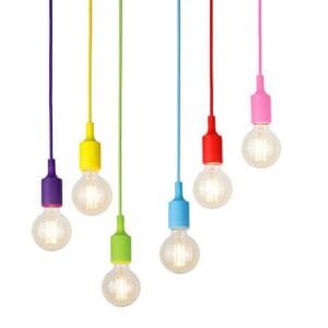LAMPA SUFITOWA 6 RAMION TĘCZA