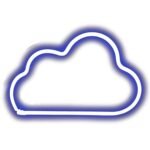 LAMPKA LED NEON CHMURA