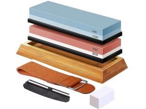 Kamienie do ostrzenia noży z akcesoriami