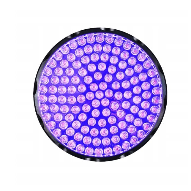 LATARKA TAKTYCZNA AKUMULATOROWA SZPERACZ UV LED DO KLIMATYZACJI BURSZTYNU USB 128LED - obrazek 2