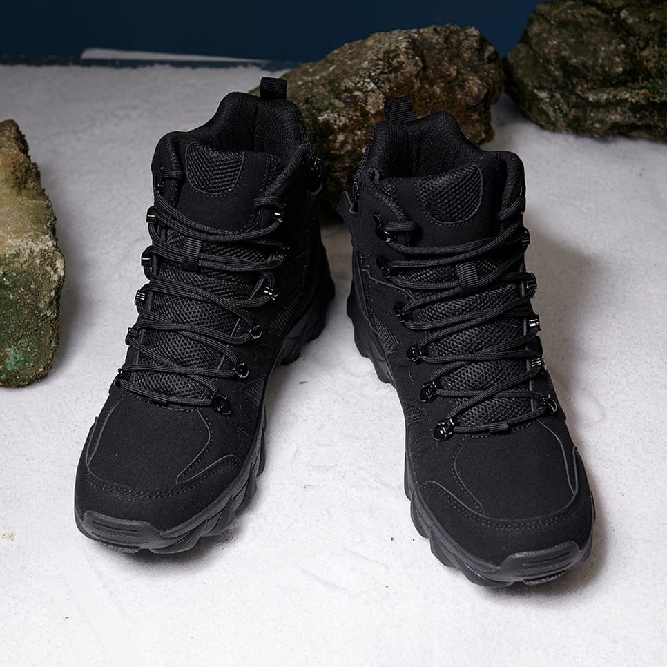 BUTY TREKKINGOWE TAKTYCZNE WOJSKOWE WODOODPORNE CZARNE ROZMIAR 42 - obrazek 5