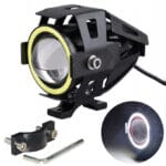 HALOGEN MOTOCYKLOWY HALOGENY MOTOCYKLOWE RING LED LAMPY REFLEKTORY U7 PREMIUM