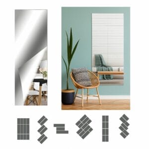 ZESTAW NAKLEJEK LUSTRZANYCH PANELE 10SZT