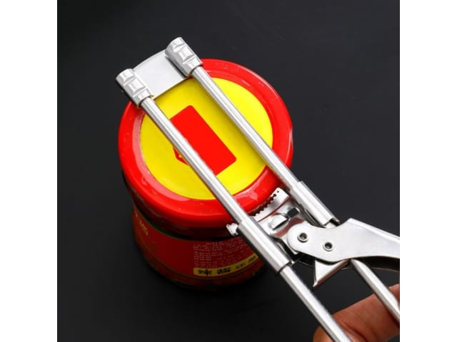 Regulowany stalowy otwieracz do słoików