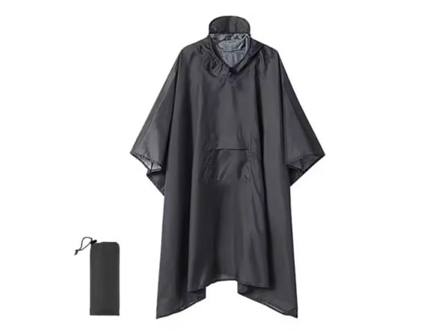 Ponczo przeciwdeszczowe z kapturem PVC