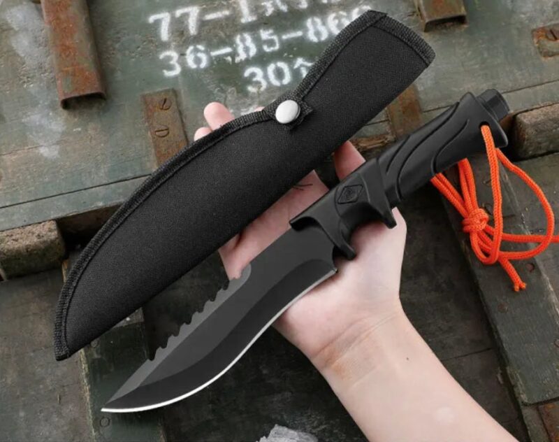 NÓŻ WOJSKOWY TAKTYCZNY MYŚLIWSKI POKROWIEC 27CM - obrazek 7
