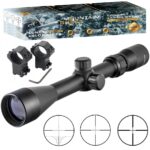 LUNETA CELOWNICZA 3-9X40 ZOOM CELOWNIK OPTYCZNY KRZYŻ SIATKA MIL-DOT + PODWÓJNY MONTAŻ PREMIUM