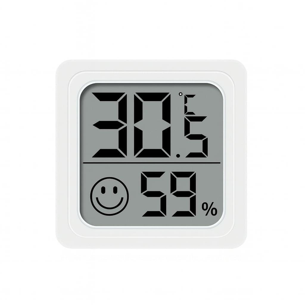 TERMOMETR HIGROMETR POKOJOWY BIAŁY