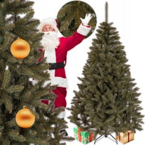 CHOINKA SZTUCZNA PE ŚWIERK KAUKASKI GĘSTA JAK PRAWDZIWA PREMIUM 220CM