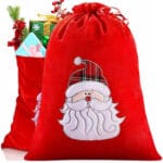 ŚWIĄTECZNY WOREK WÓR NA PREZENTY PREZENT MIKOŁAJA OZDOBA ŚWIĄTECZNA PREMIUM L