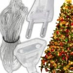 PRZEDŁUŻACZ POJEDYNCZY PŁASKI MĘSKI ŻEŃSKI DO LAMPEK CHOINKOWYCH 5M