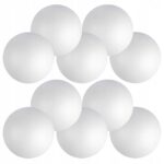 KULE STYROPIANOWE DUŻA KULA STYROPIANOWA BOMBKI ZE STYROPIANU DEKORACJA OZDOBA ŚWIĄTECZNA 1SZT 10CM