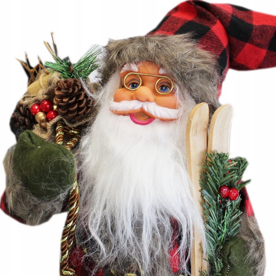 FIGURKA ŚWIĘTY MIKOŁAJ SKANDYNAWSKI PREZENT DEKORACJA OZDOBA ŚWIĄTECZNA 45CM - obrazek 2