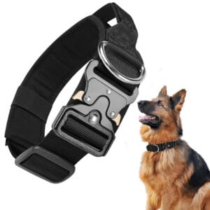 OBROŻA TAKTYCZNA DLA PSA QR MOCNA REGULOWANA POLICYJNA MOCNA 46-55CM L
