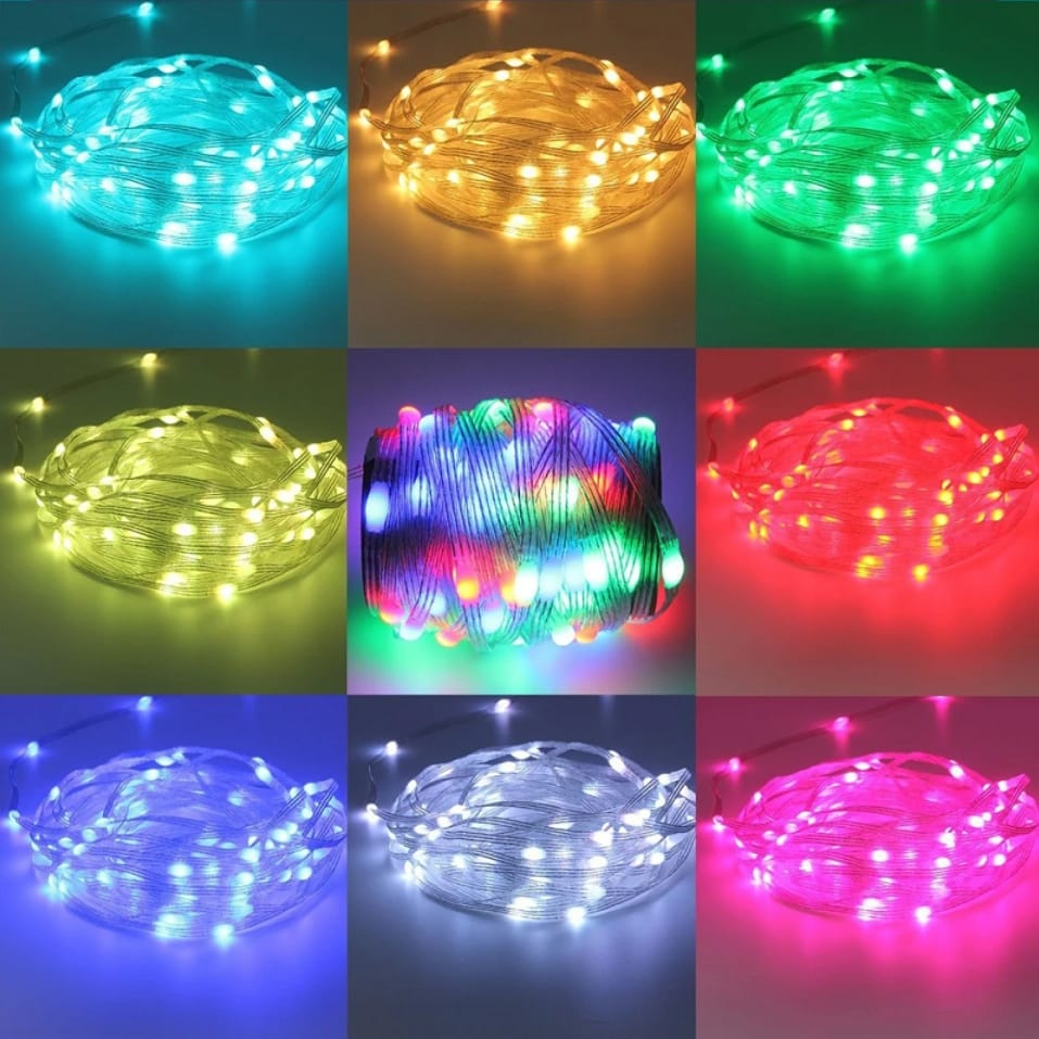 LAMPKI CHOINKOWE 200 LED RGB WIFI SMART USB APLIKACJA TAŚMA MULTIKOLOR 20M - obrazek 7