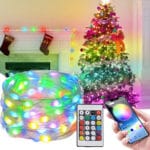 LAMPKI CHOINKOWE 200 LED RGB WIFI SMART USB APLIKACJA TAŚMA MULTIKOLOR 20M