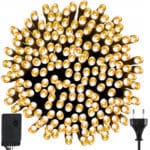 LAMPKI CHOINKOWE 500 LED WEWNĘTRZNE PROGRAMATOR 8 TRYBÓW BIAŁY CIEPŁY 30M PREMIUM