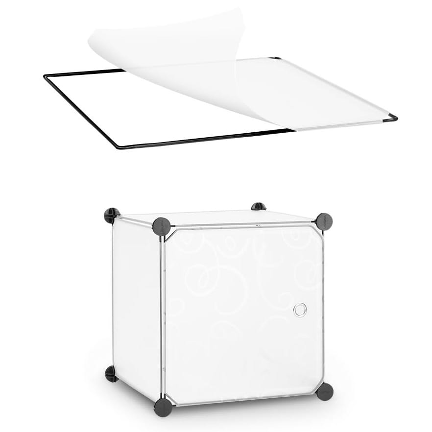 SZAFA MODUŁOWA SZAFKA REGAŁ MEBLE GARDEROBA PÓŁKI PRZEZROCZYSTA POJEMNA DUŻA 16 MODUŁÓW ELEGANCE - obrazek 8