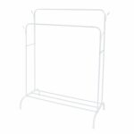 PODWÓJNY WIESZAK NA UBRANIA BIAŁY