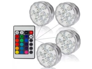 Wodoodporne lampki LED RGB z pilotem