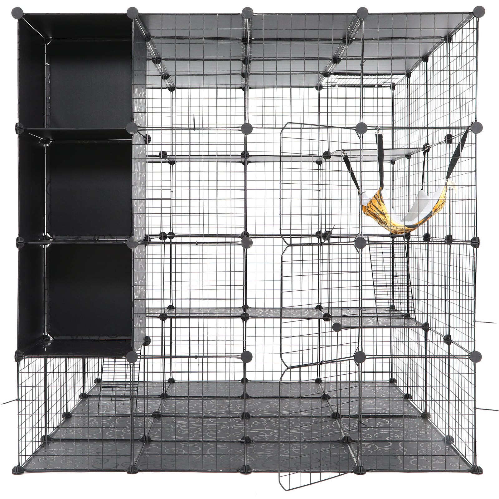 KOJEC KLATKA WYBIEG ZAGRODA DLA MAŁYCH ZWIERZĄT KRÓLIKÓW ŚWINKI KOTA PSA SZCZENIĄT 144X144X144CM - obrazek 5