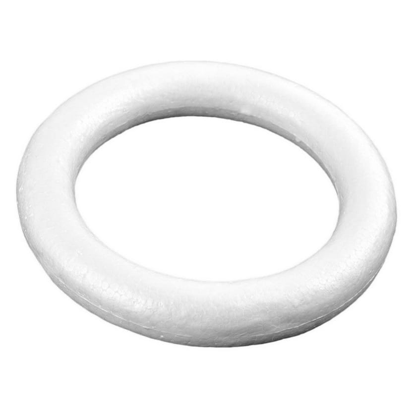 KOŁO STYROPIANOWE OPONKA STYROPIANOWA WIANEK ZE STYROPIANU DEKORACJA OZDOBA ŚWIĄTECZNA 1SZT 35CM - obrazek 2