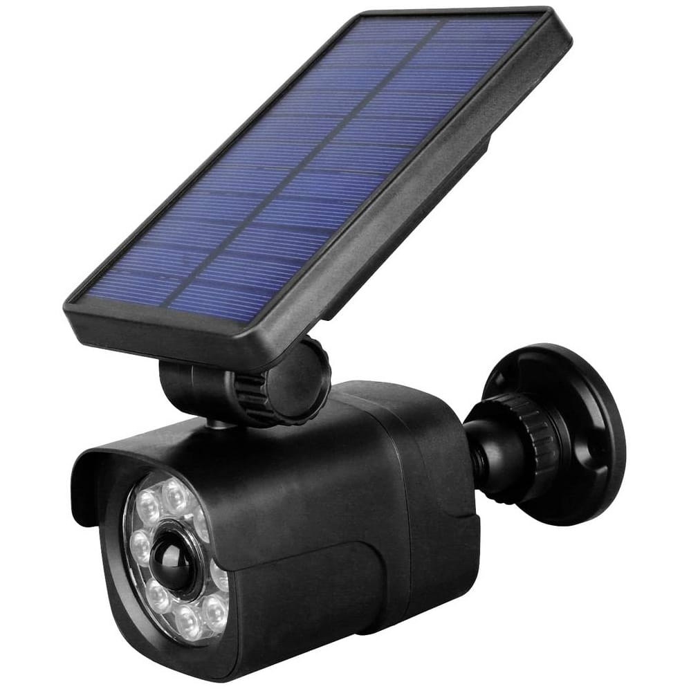 ATRAPA KAMERY ZEWNĘTRZNEJ SOLARNA LED LAMPA LAMPKA Z CZUJNIKIEM RUCHU ZMIERZCHU - obrazek 2