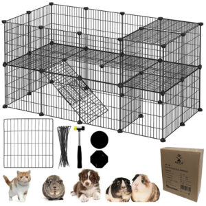 KOJEC KLATKA WYBIEG ZAGRODA DLA MAŁYCH ZWIERZĄT KRÓLIKÓW ŚWINKI KOTA PSA SZCZENIĄT 71X143X73CM