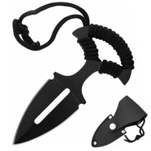 NÓŻ TAKTYCZNY WOJSKOWY NA SZYJĘ SZTYLET PUSH DAGGER NECK KNIFE 13CM