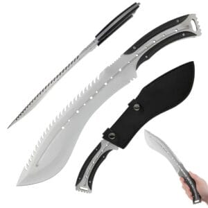 NÓŻ MYŚLIWSKI MACZETA KUKRI POKROWIEC 34CM