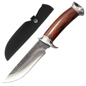 NÓŻ MYŚLIWSKI WOJSKOWY FINKA POKROWIEC 26CM