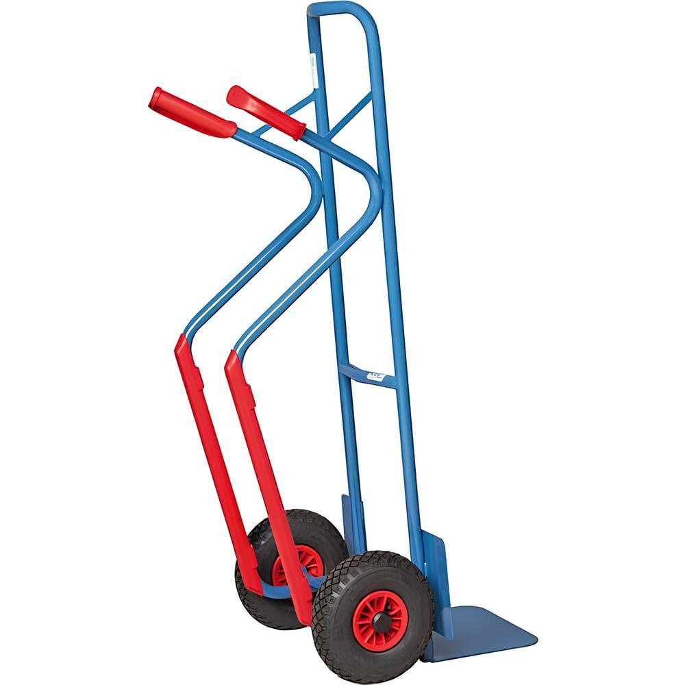 WÓZEK TRANSPORTOWY MAGAZYNOWY STALOWY MŁYNARKA PODWÓJNA PLATFORMA 300KG - obrazek 4