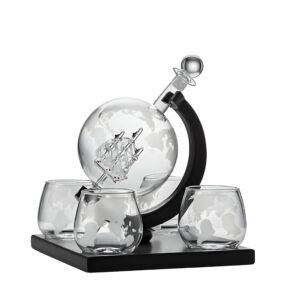 KARAFKA GLOBUS 850ML 4 SZKLANKI