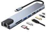 Wielofunkcyjny Hub USB-C 8w1