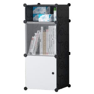 SZAFA MODUŁOWA SZAFKA REGAŁ MEBLE GARDEROBA PÓŁKI POJEMNA DUŻA 5 POZIOMÓW